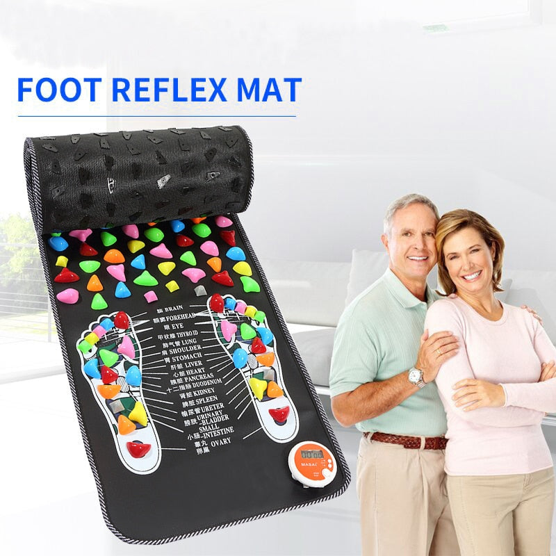 Foot Massage Mat Foot Acupressure Mat Foot Reflexology Mat Pressure Stone  Pad for Home Use