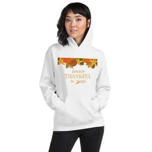 "Forever Thankful To Yoga" Unisex Hoodie