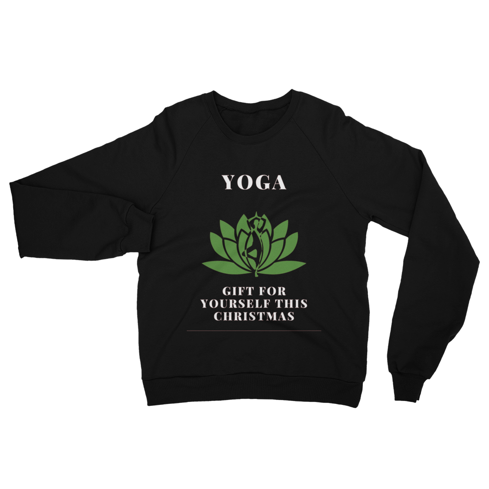 Yoga Gift For Yourself This Christmas Unisex California Fleece Raglan Sweatshirt
