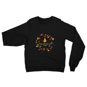 "Happy Thanksgiving To You" Unisex California Fleece Raglan Sweatshirt