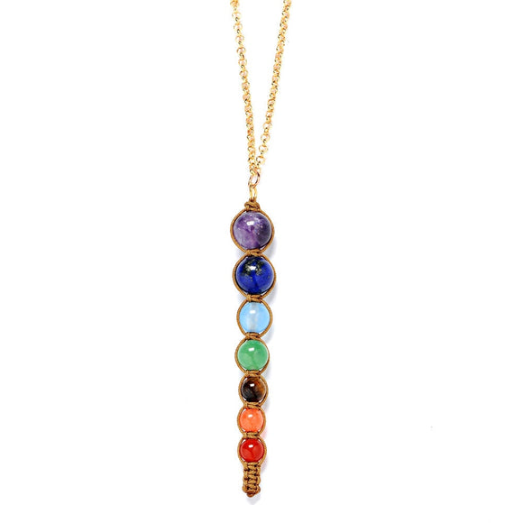 Chakras Healing Pendulum Necklace