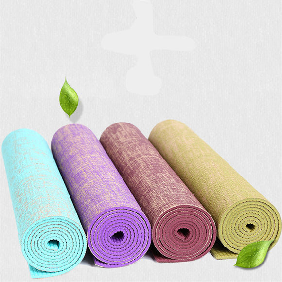 Eco-friendly Reversible Hybrid Linen Yoga Mat
