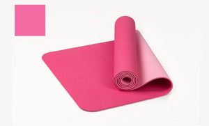 Double Color Non-slip Yoga Mat With Bag