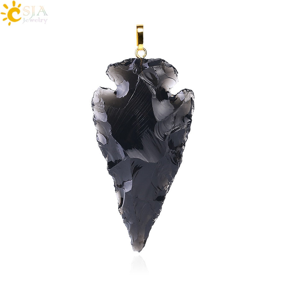 Black Obsidian Charms Pendant